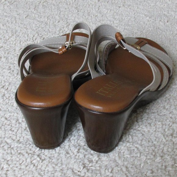 Italian Shoemakers (Brown Like New), Blue & Will's Fancy Sandals (Lot of 3) - Picture 4 of 16
